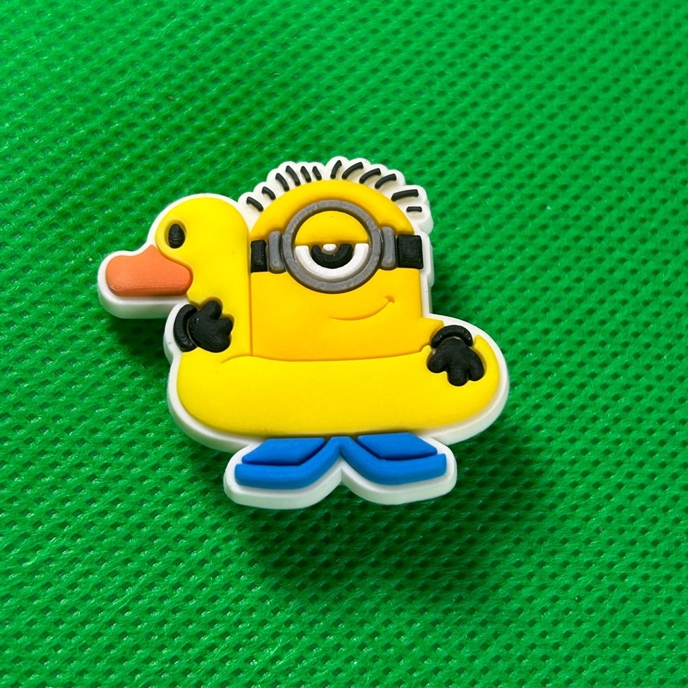 🌼 (5/$10 or 10/$15) NEW “Minion” Fun Croc Shoe Charm Collection